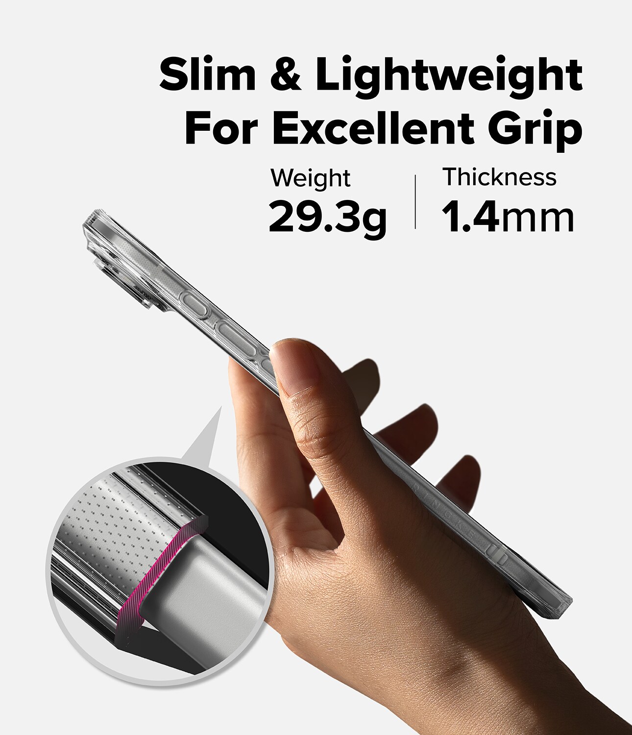 iPhone 17 Air Fusion deksel, Clear