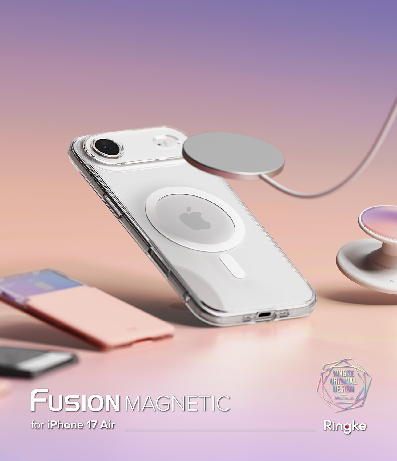 iPhone 17 Air Fusion MagSafe Deksel, Gjennomsiktig