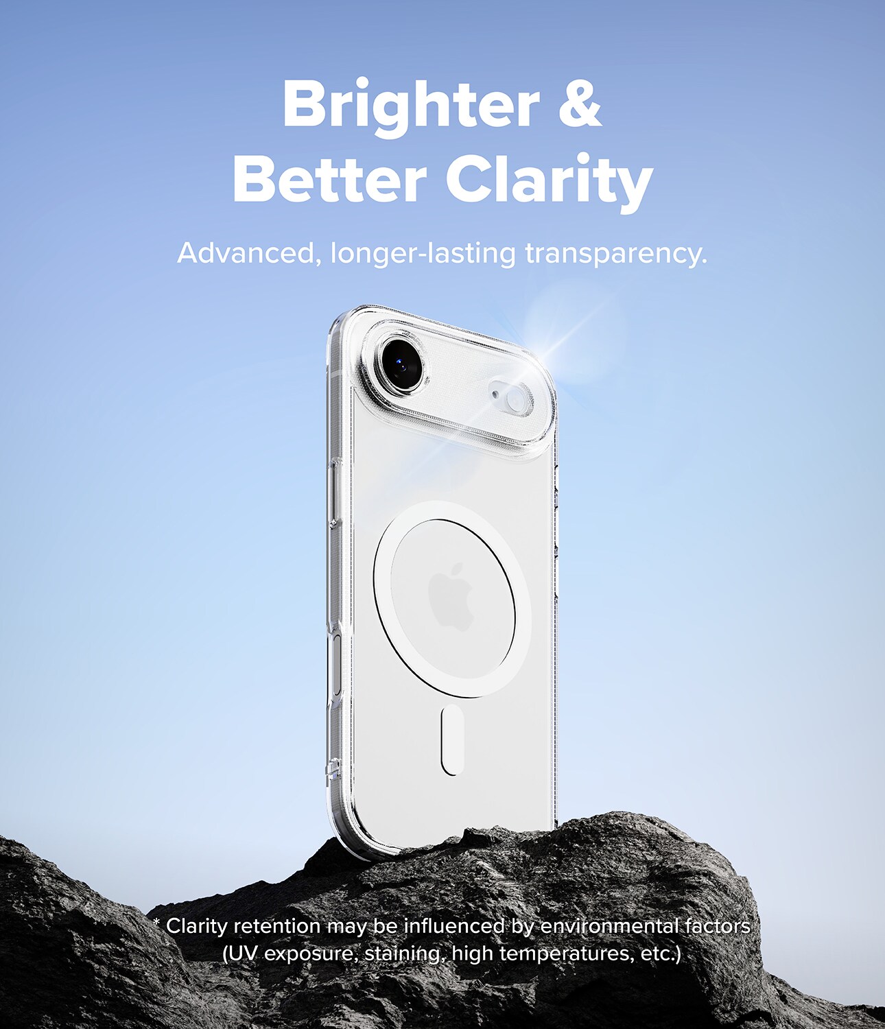 iPhone 17 Air Fusion MagSafe Deksel, Gjennomsiktig