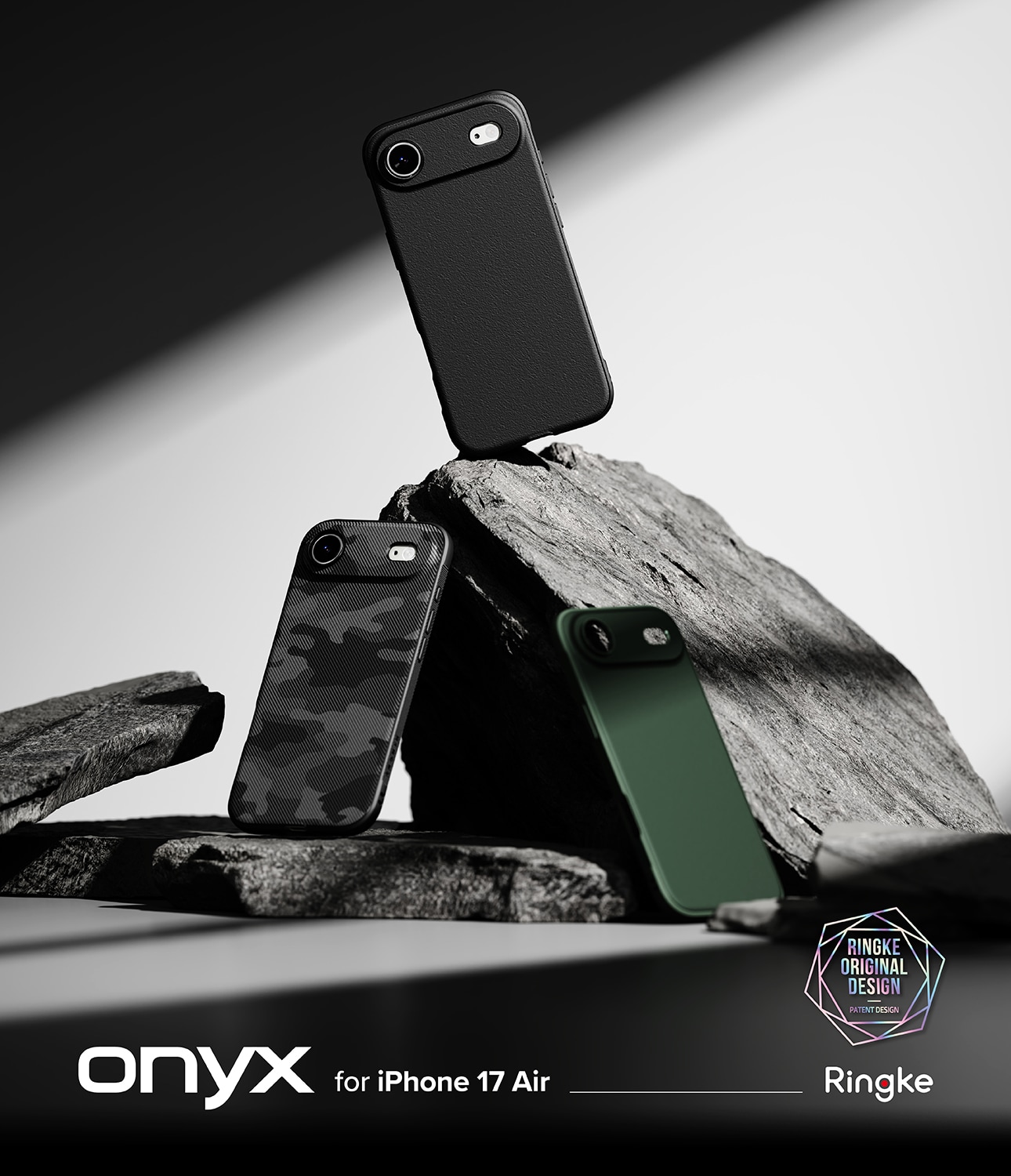 iPhone 17 Air Onyx deksel, Black