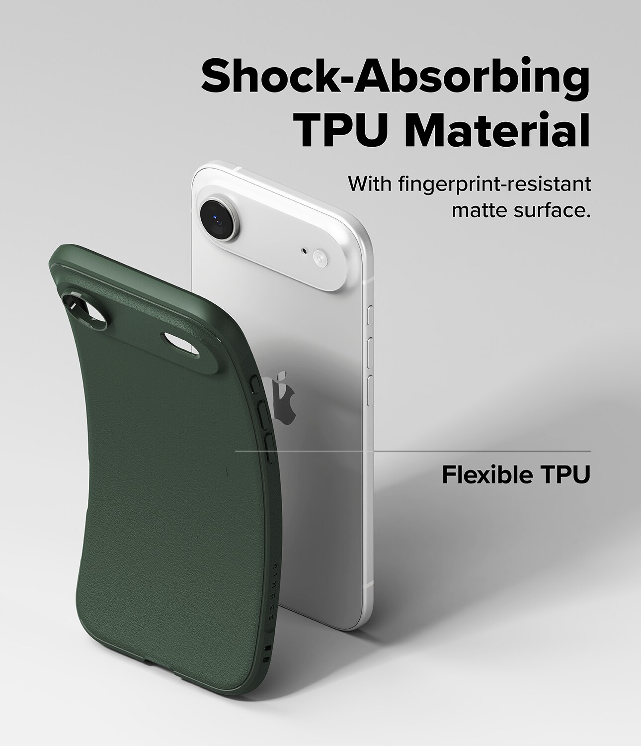 iPhone 17 Air Onyx deksel, Dark Green
