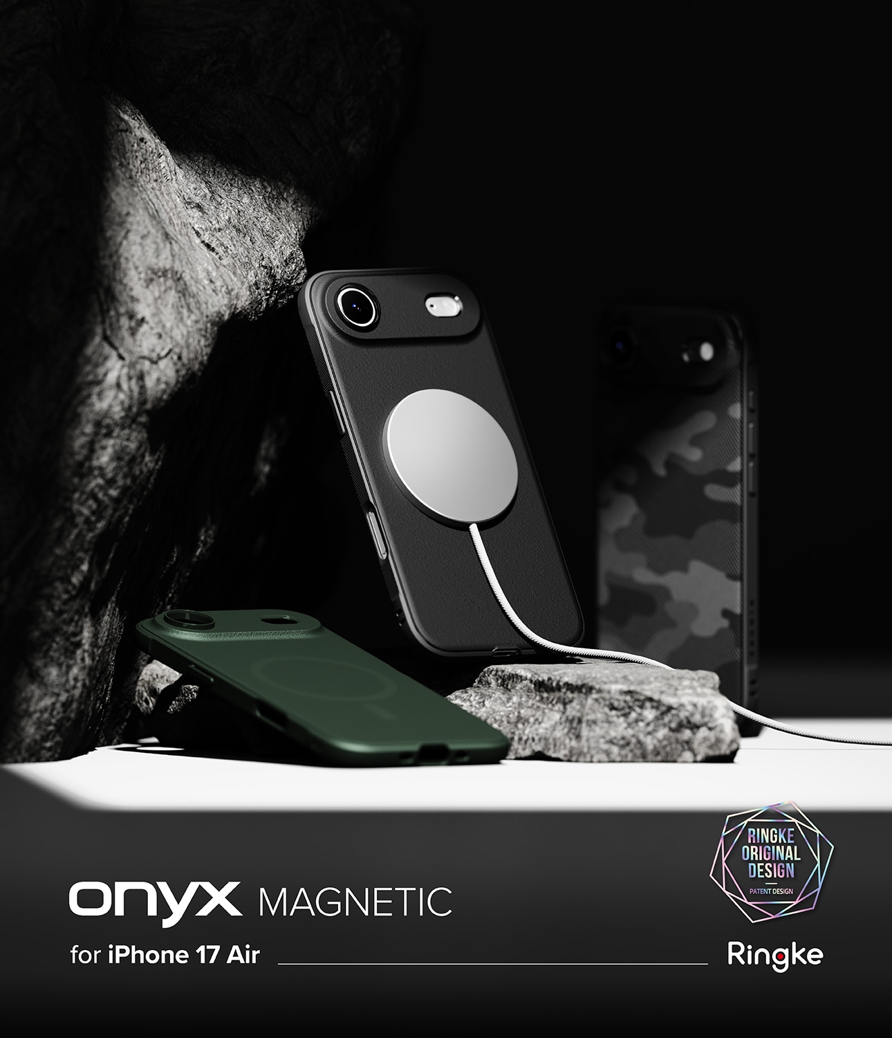 iPhone Air Onyx MagSafe Deksel, Dark Green