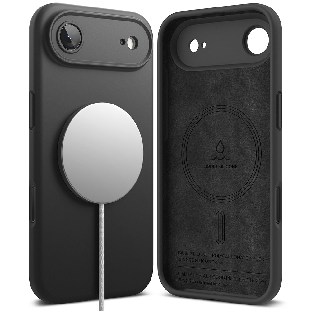 iPhone 17 Air MagSafe silikondeksel, Black