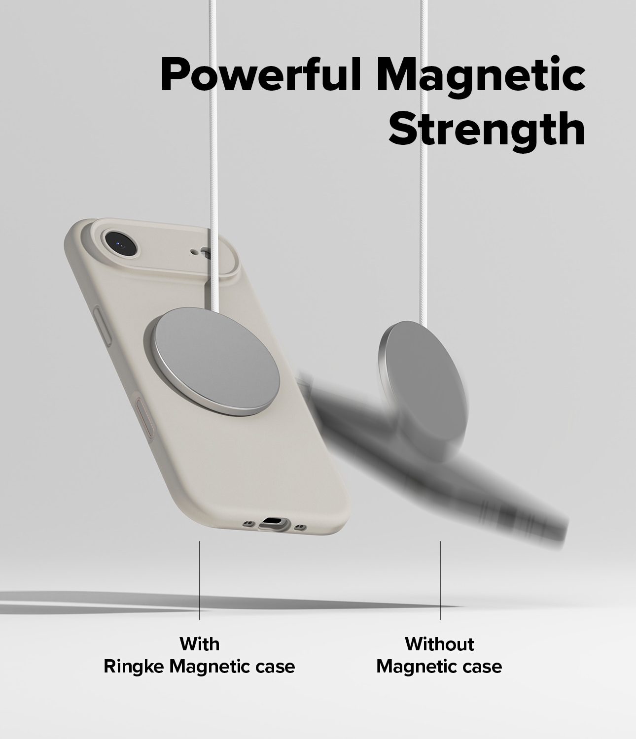 iPhone 17 Air MagSafe silikondeksel, Stone