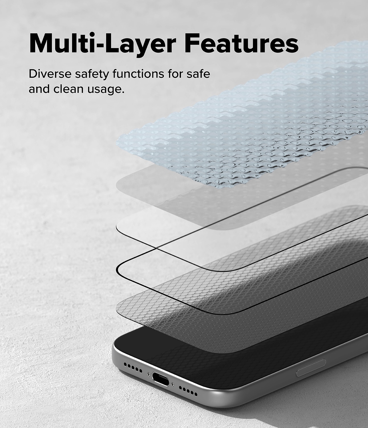 iPhone 17 Pro Max Anti-refleks skjermbeskytter i glass