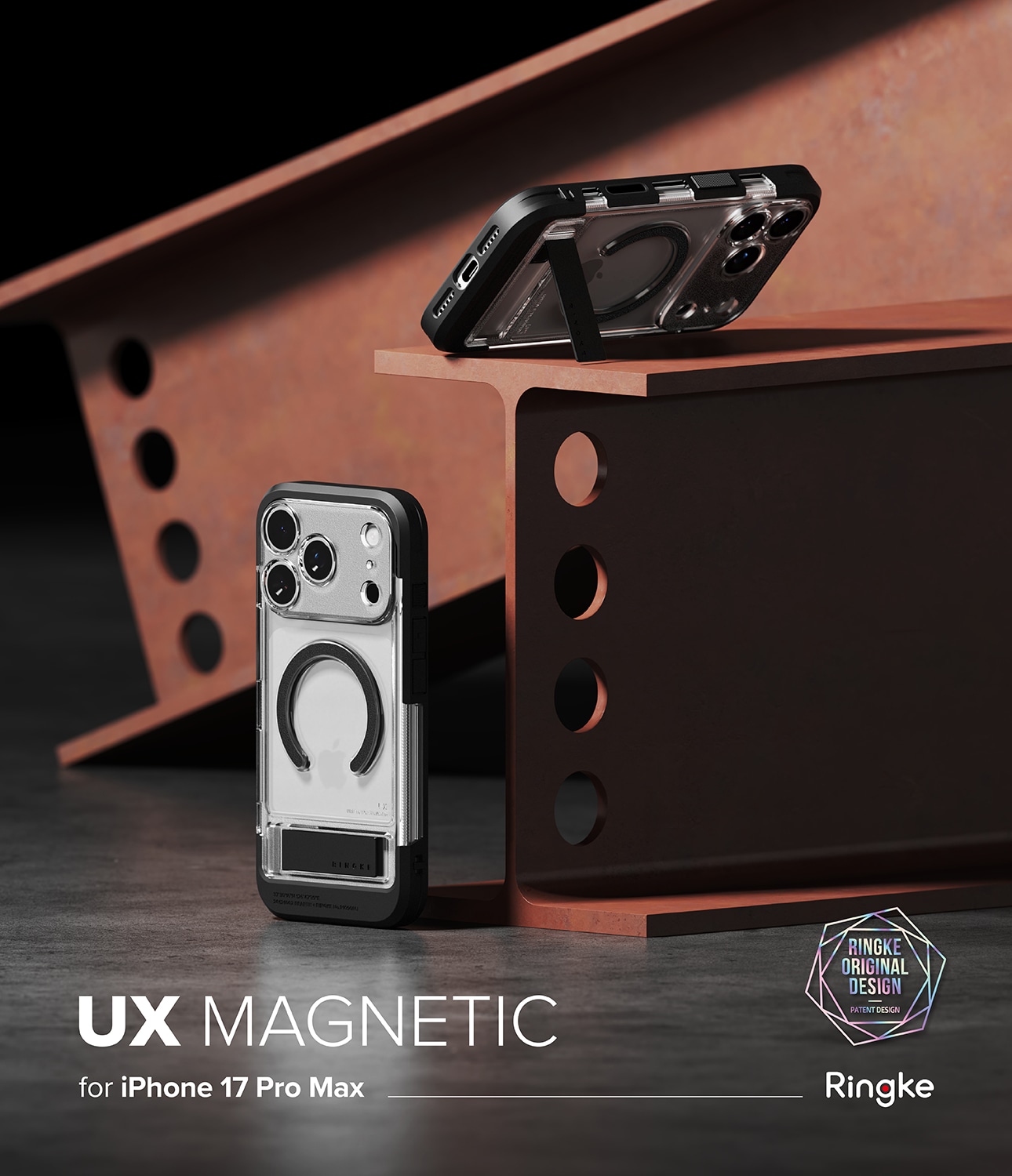 iPhone 17 Pro Max UX Magnetic Deksel, Clear