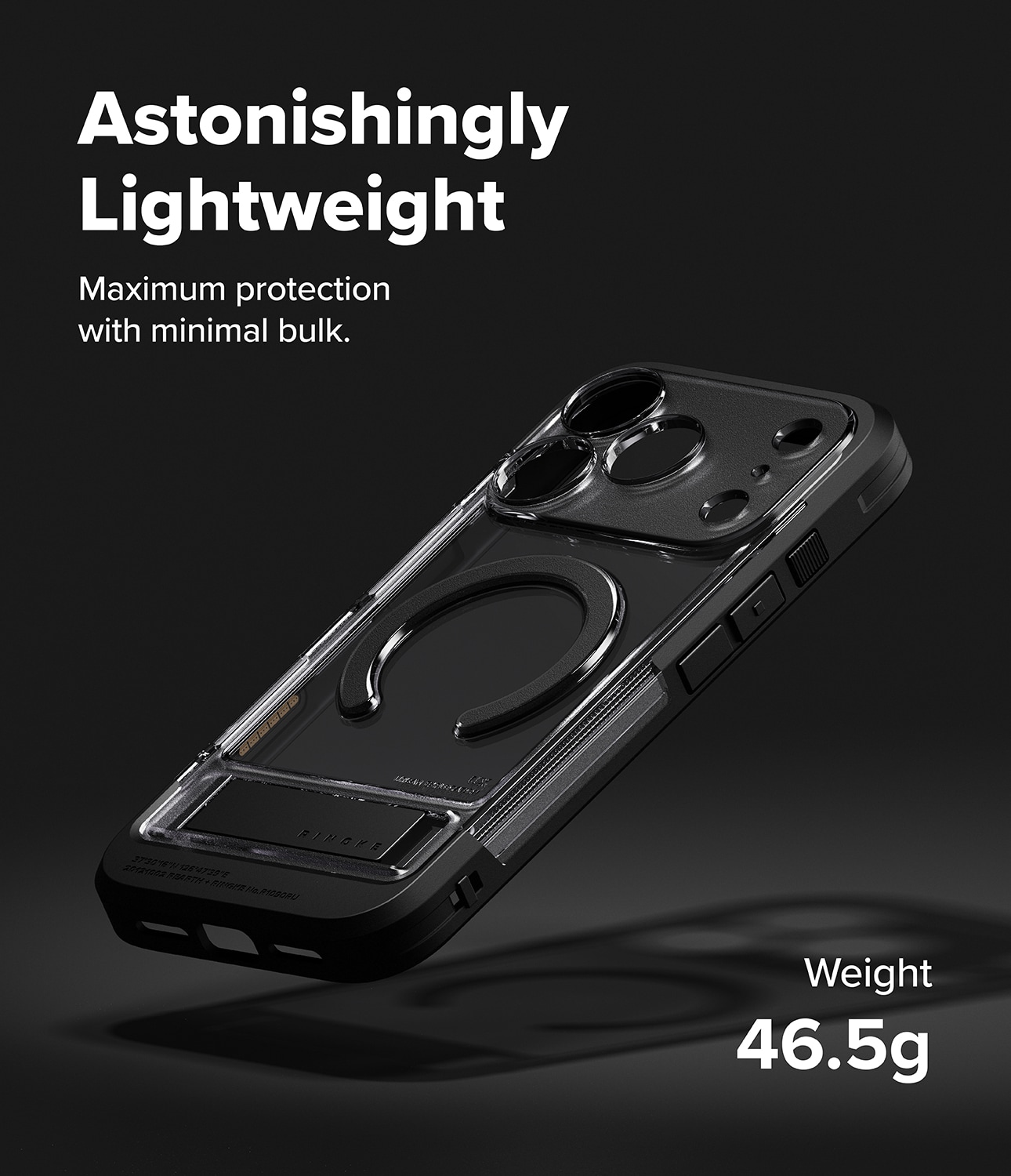 iPhone 17 Pro Max UX Magnetic Deksel, Smoke Black