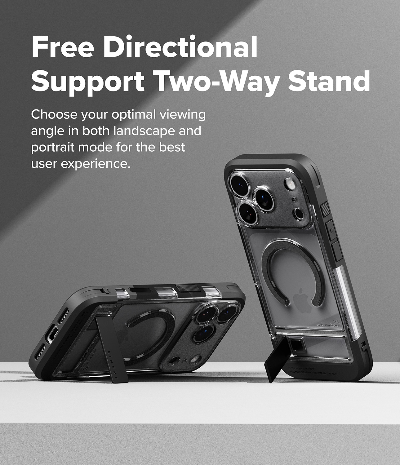 iPhone 17 Pro Max UX Magnetic Deksel, Smoke Black