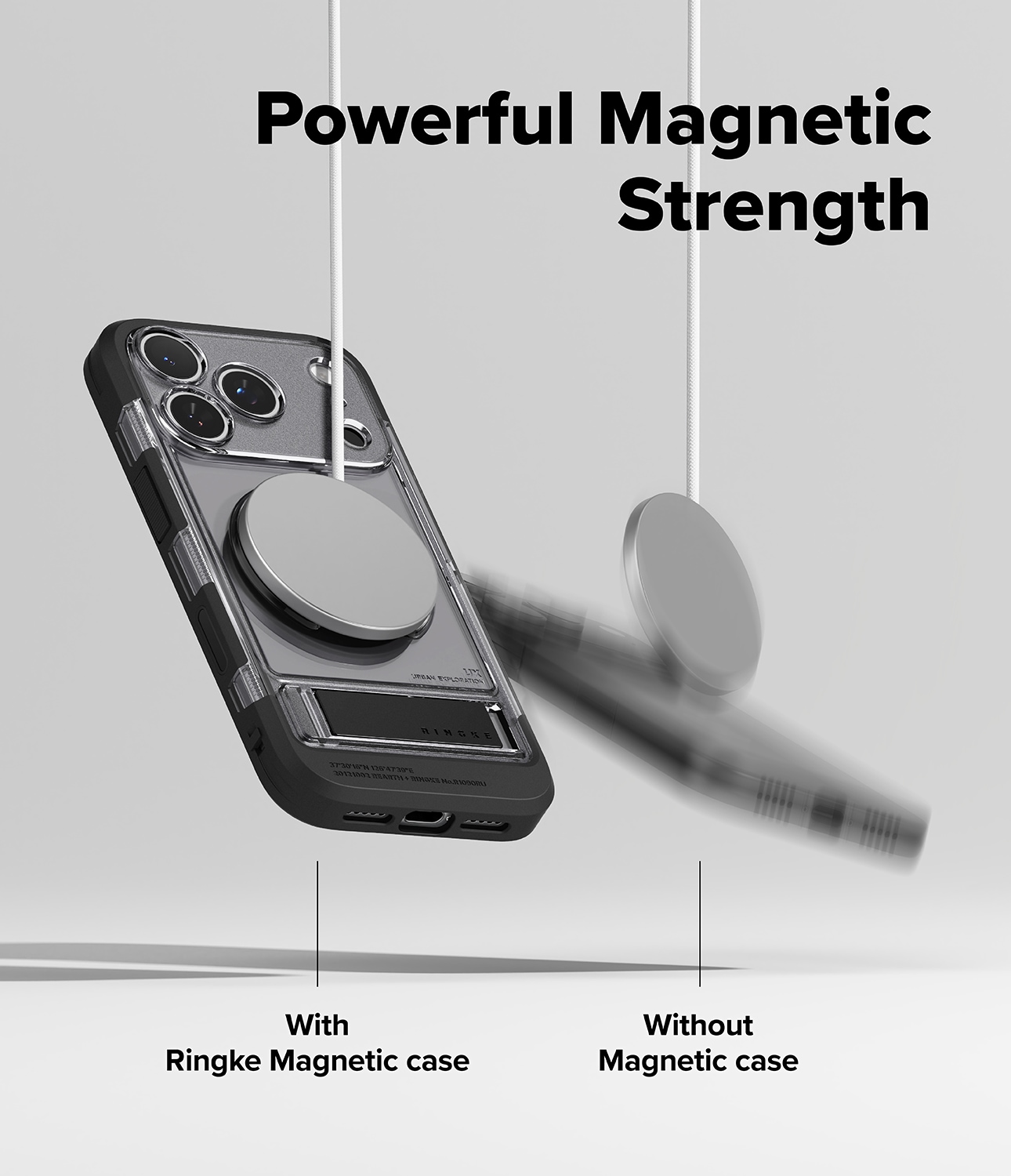 iPhone 17 Pro Max UX Magnetic Deksel, Smoke Black