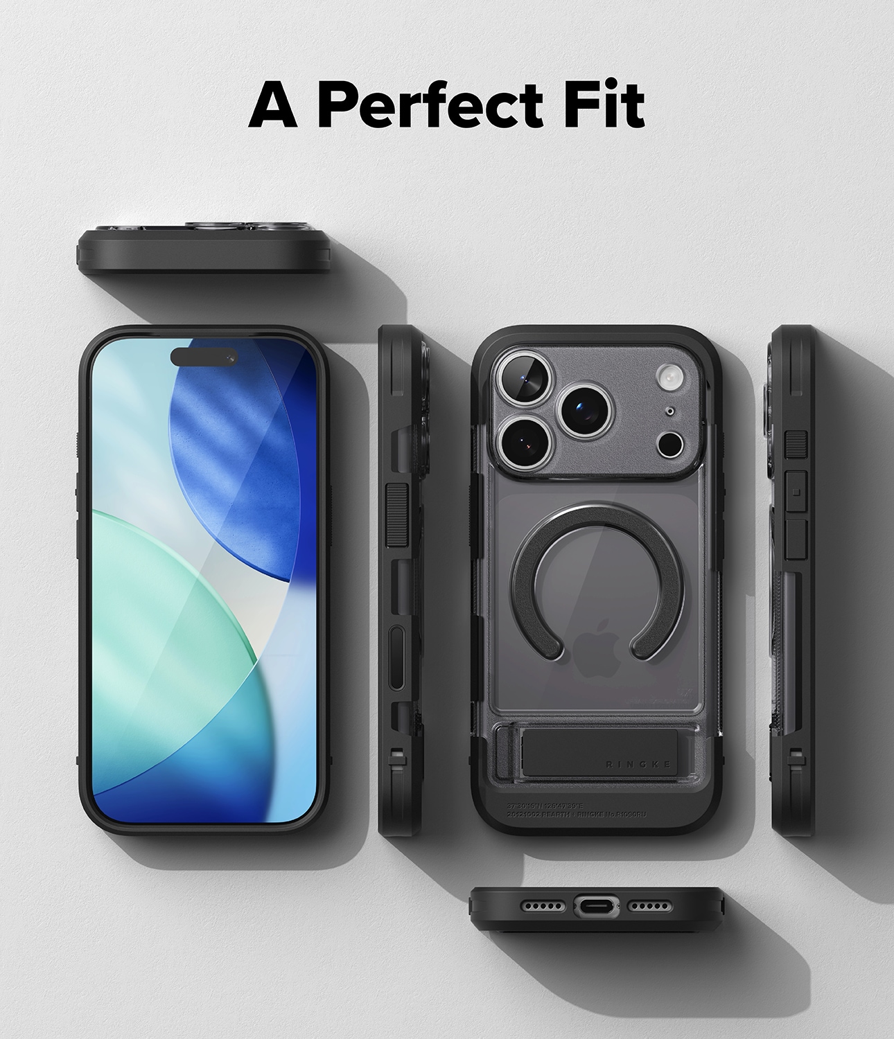 iPhone 17 Pro Max UX Magnetic Deksel, Smoke Black