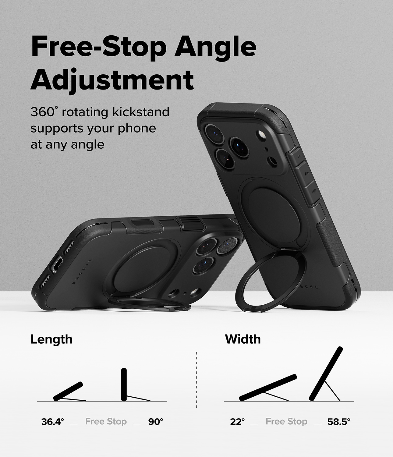 iPhone 17 Pro Alles Magnetisk Deksel, Svart