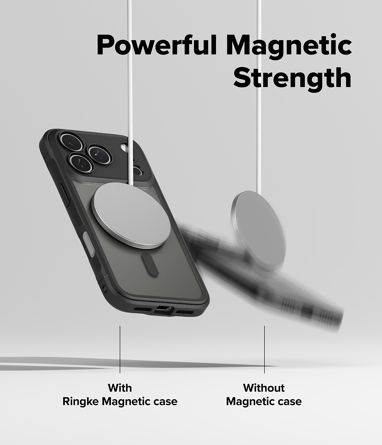 iPhone 17 Pro Max Fusion Bold MagSafe Deksel, Matte Black
