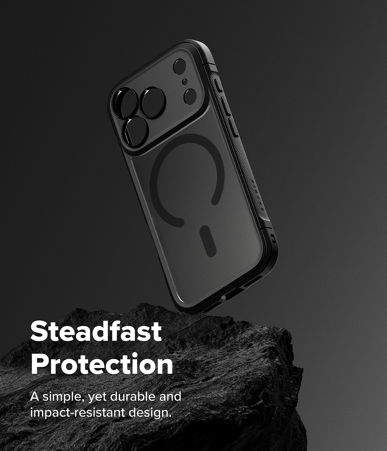 iPhone 17 Pro Max Fusion Bold MagSafe Deksel, Matte Black