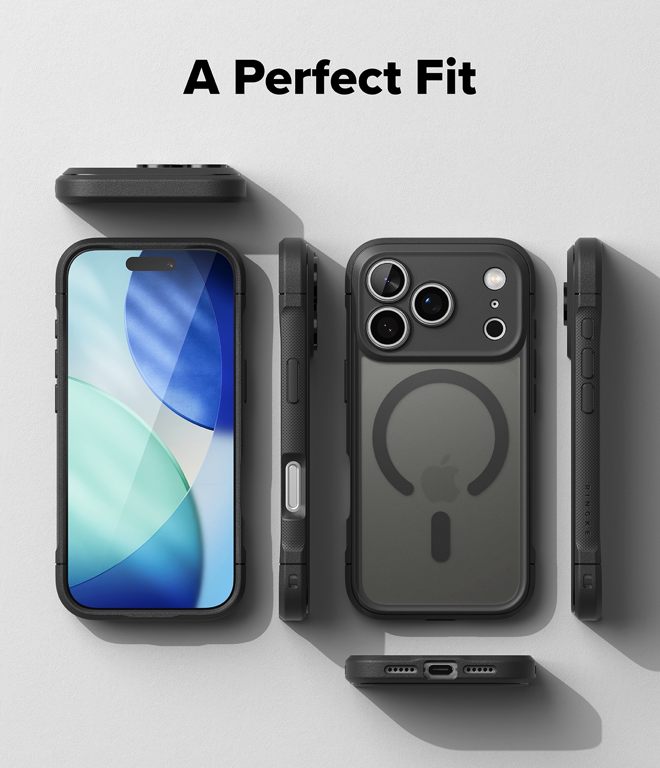 iPhone 17 Pro Max Fusion Bold MagSafe Deksel, Matte Black