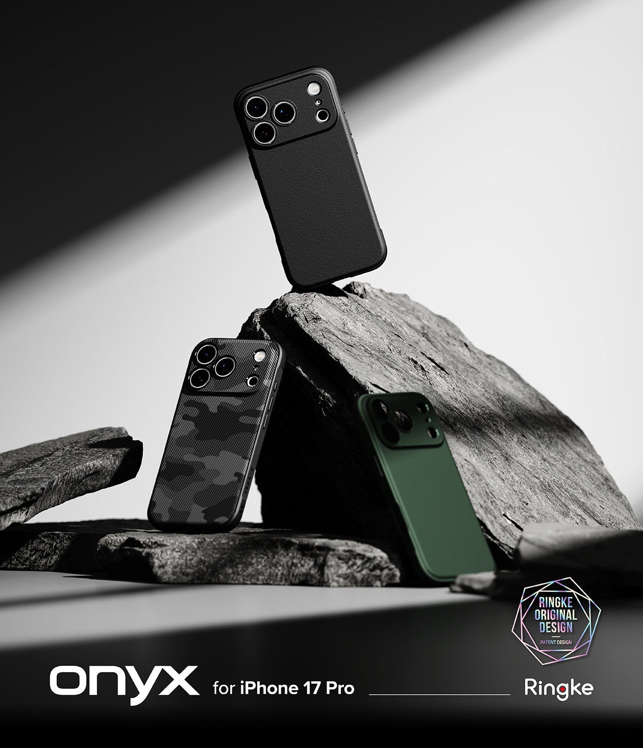 iPhone 17 Pro Max Onyx deksel, Black