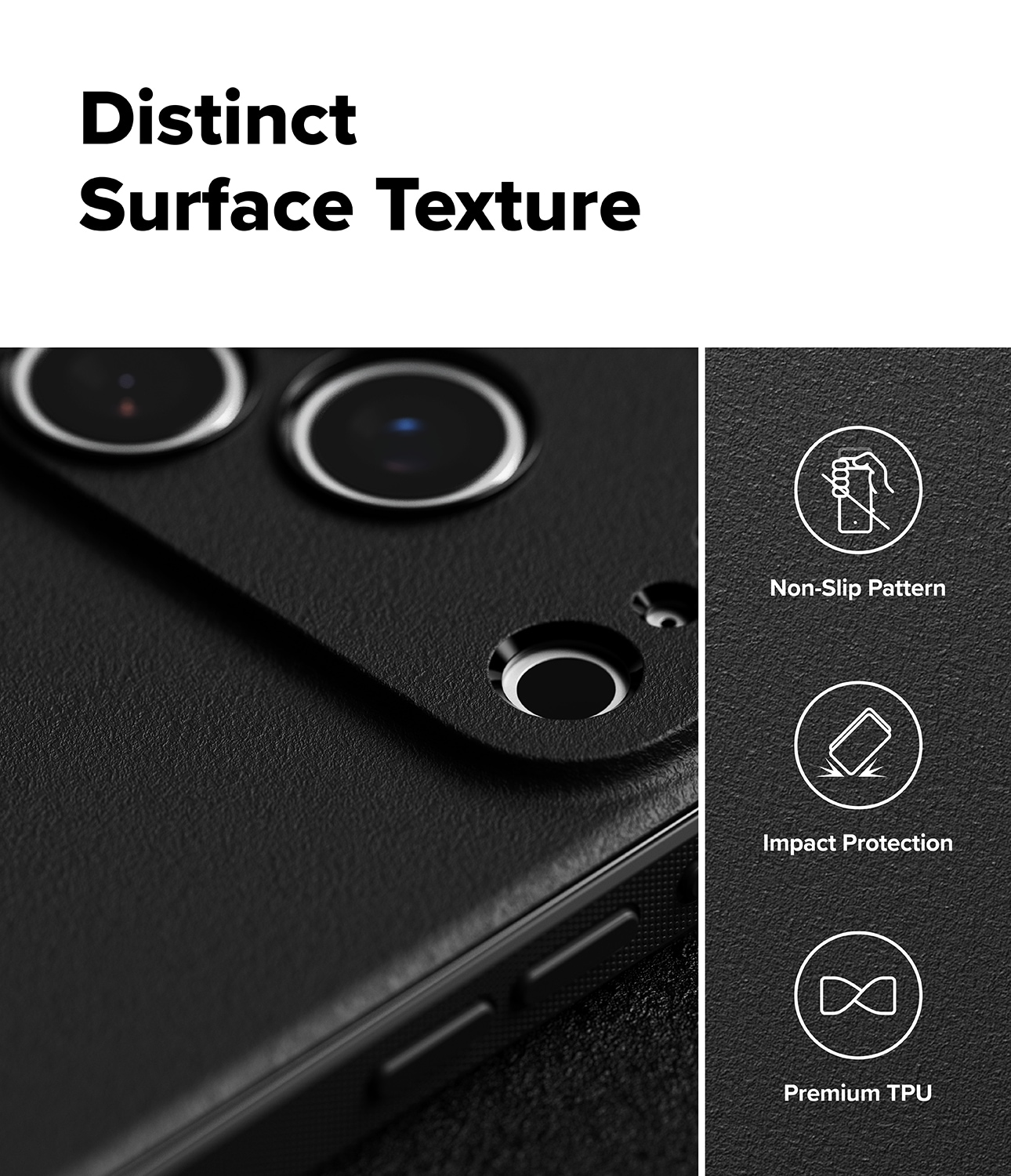 iPhone 17 Pro Max Onyx deksel, Black