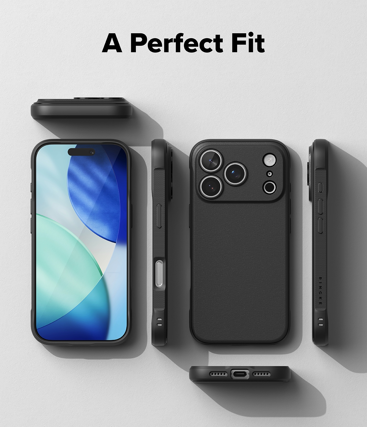 iPhone 17 Pro Max Onyx deksel, Black