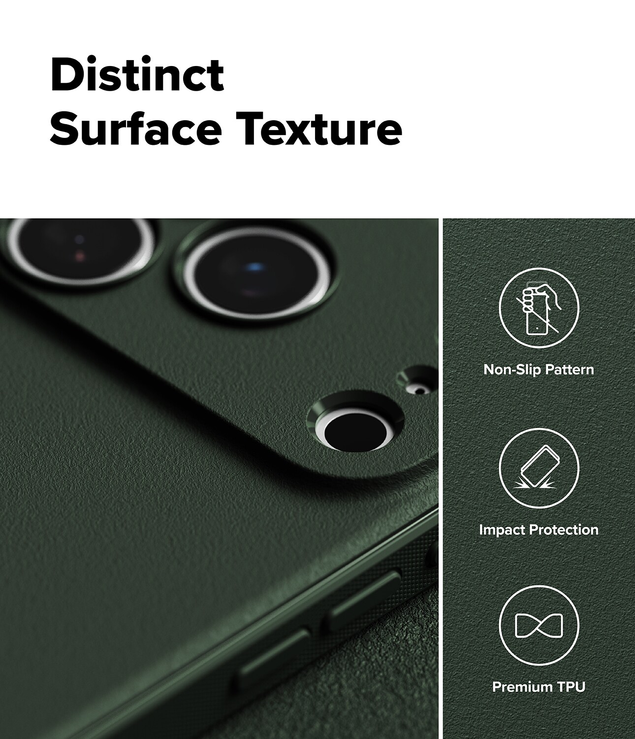 iPhone 17 Pro Onyx deksel, Dark Green
