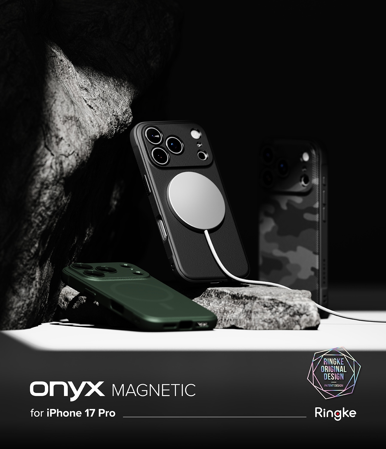 iPhone 17 Pro Onyx MagSafe Deksel, Dark Green