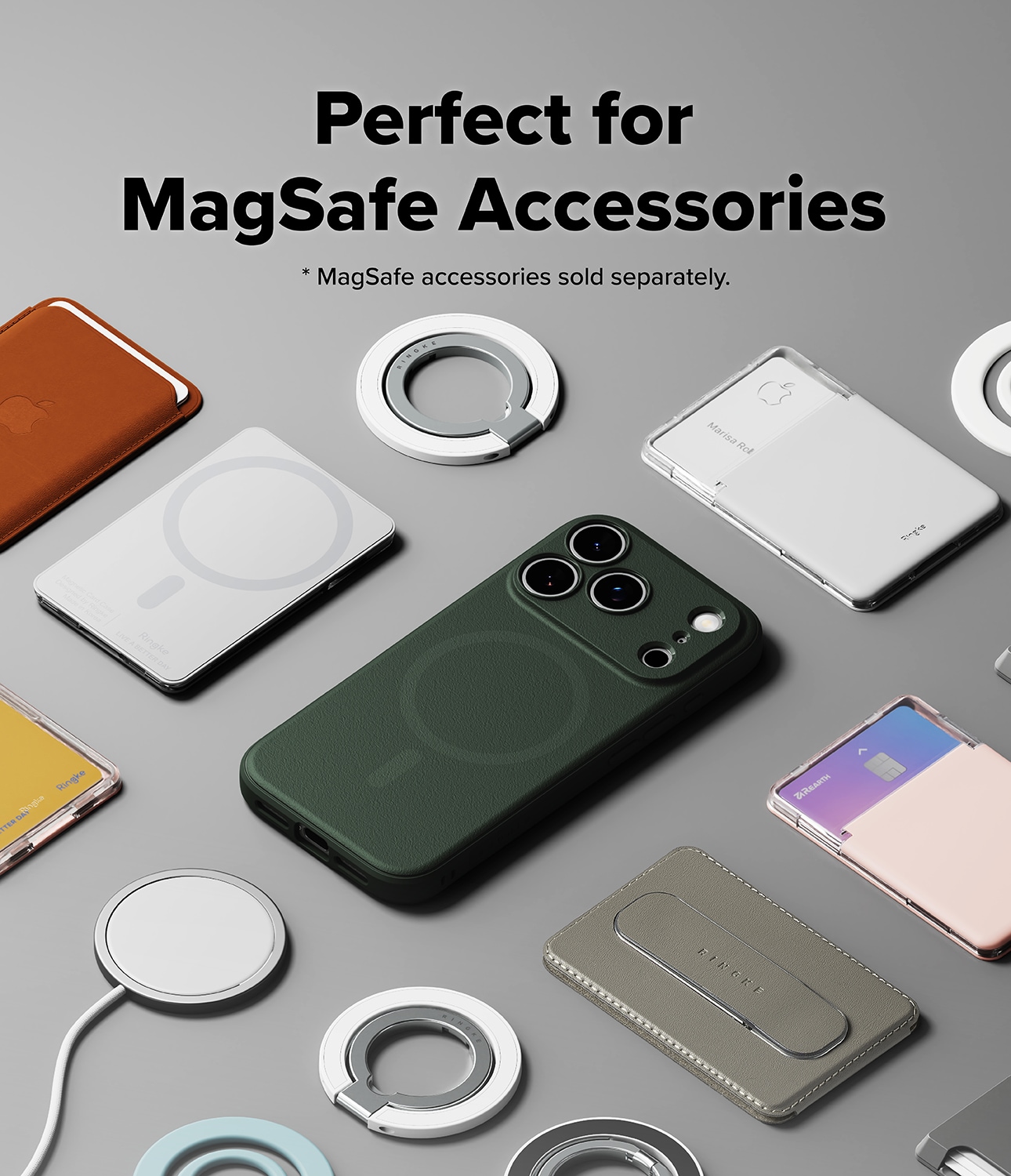 iPhone 17 Pro Onyx MagSafe Deksel, Dark Green