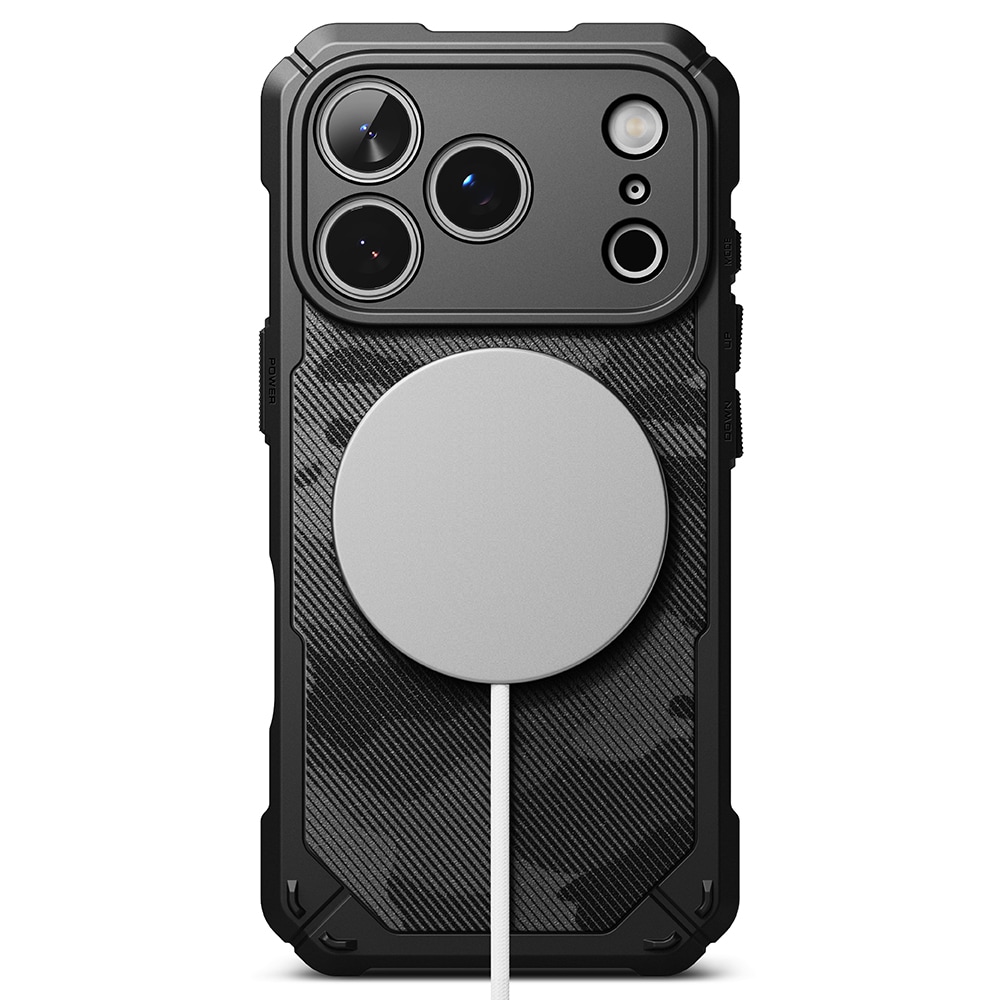 iPhone 17 Pro MagSafe Rugged Gear Deksel, Svart