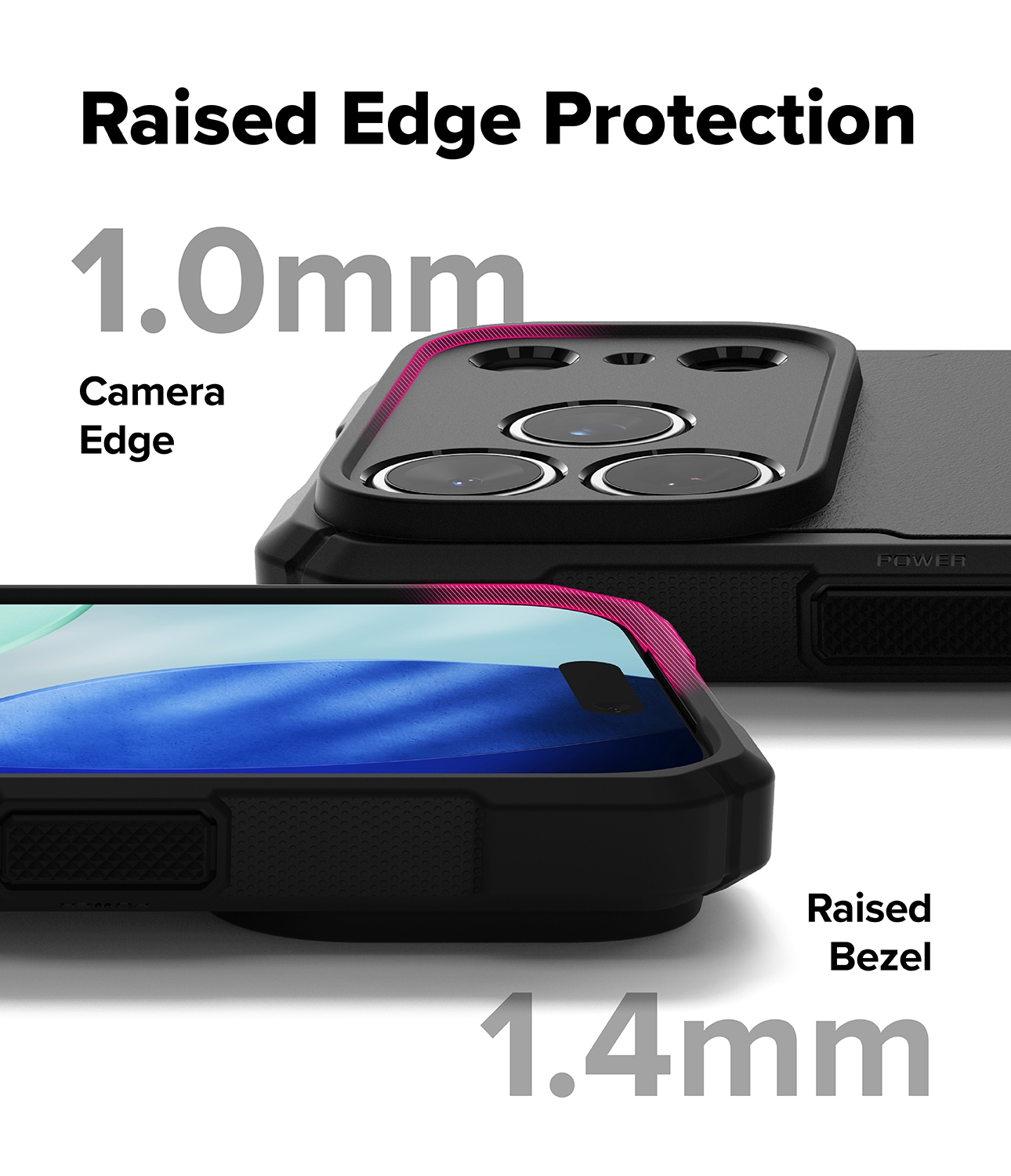 iPhone 17 Pro MagSafe Rugged Gear Deksel, Svart