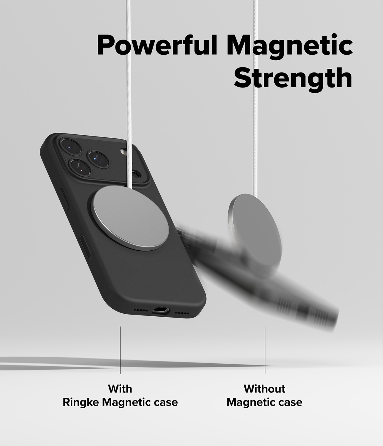 iPhone 17 Pro MagSafe silikondeksel, Black