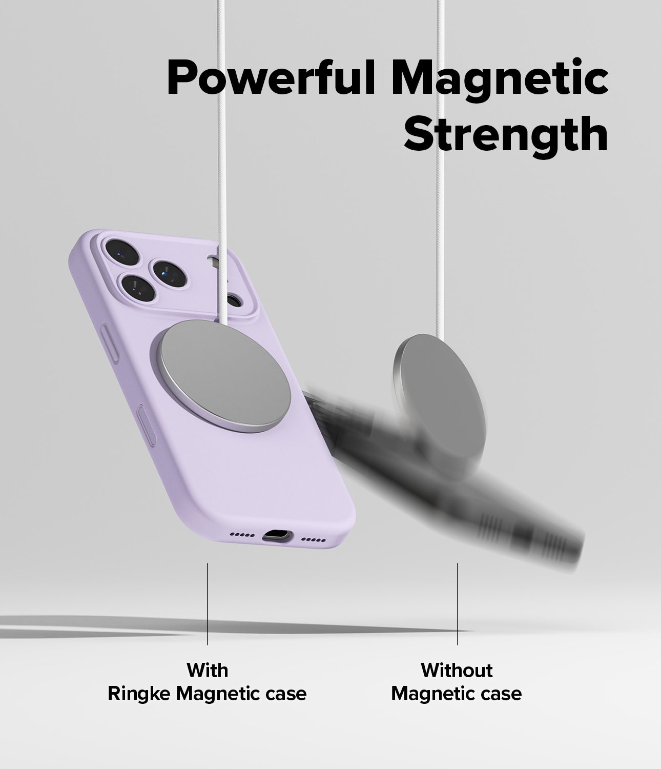 iPhone 17 Pro MagSafe silikondeksel, Light Purple