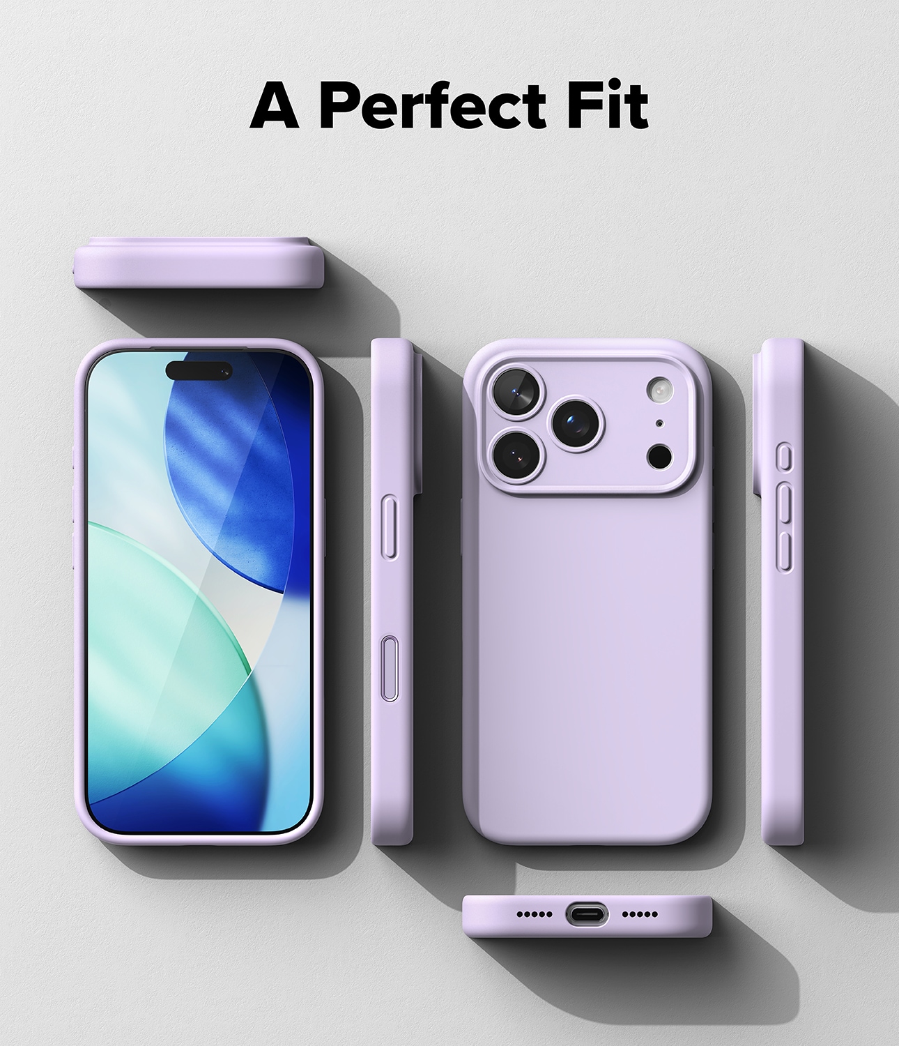 iPhone 17 Pro MagSafe silikondeksel, Light Purple