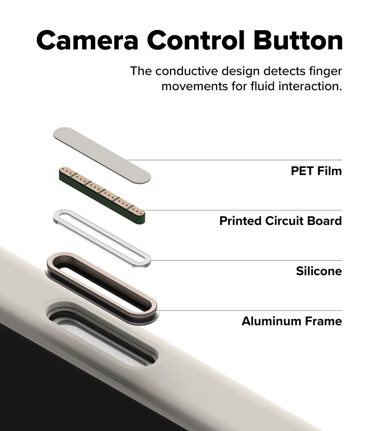 iPhone 17 Pro MagSafe silikondeksel, Stone