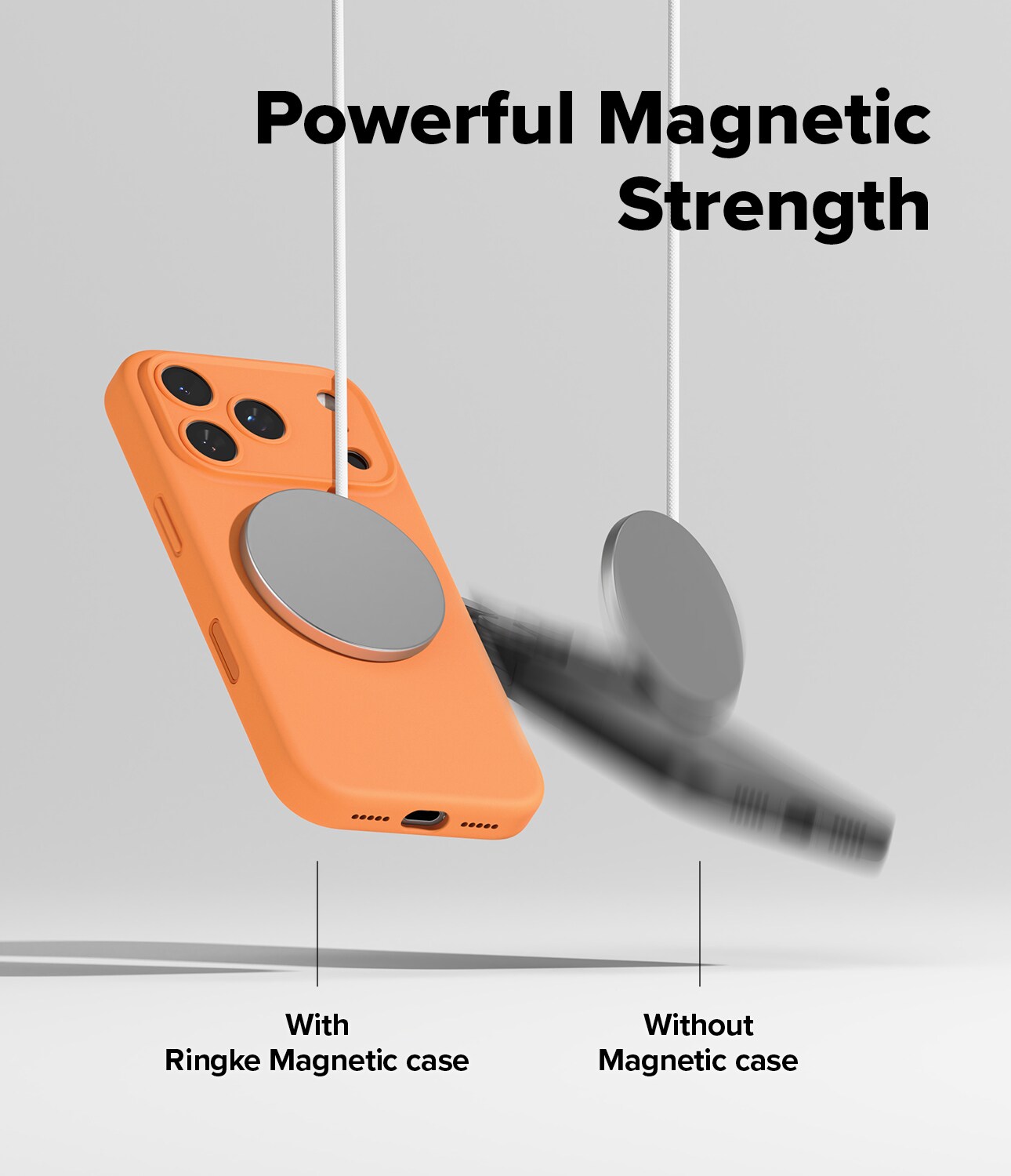 iPhone 17 Pro MagSafe silikondeksel, Tangerine