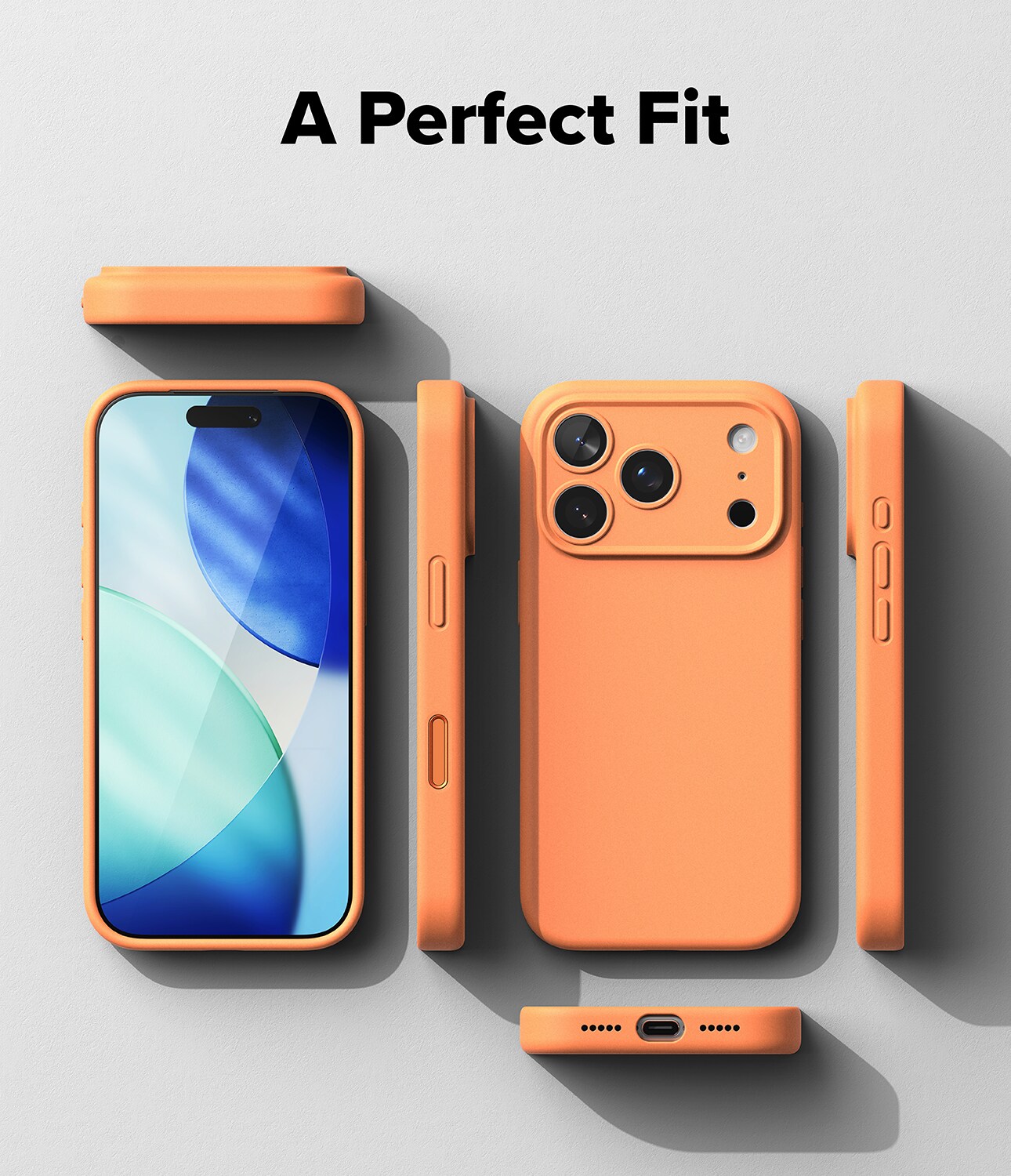 iPhone 17 Pro MagSafe silikondeksel, Tangerine