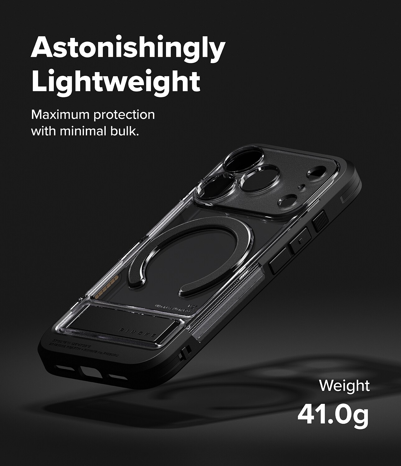 iPhone 17 Pro UX Magnetic Deksel, Smoke Black