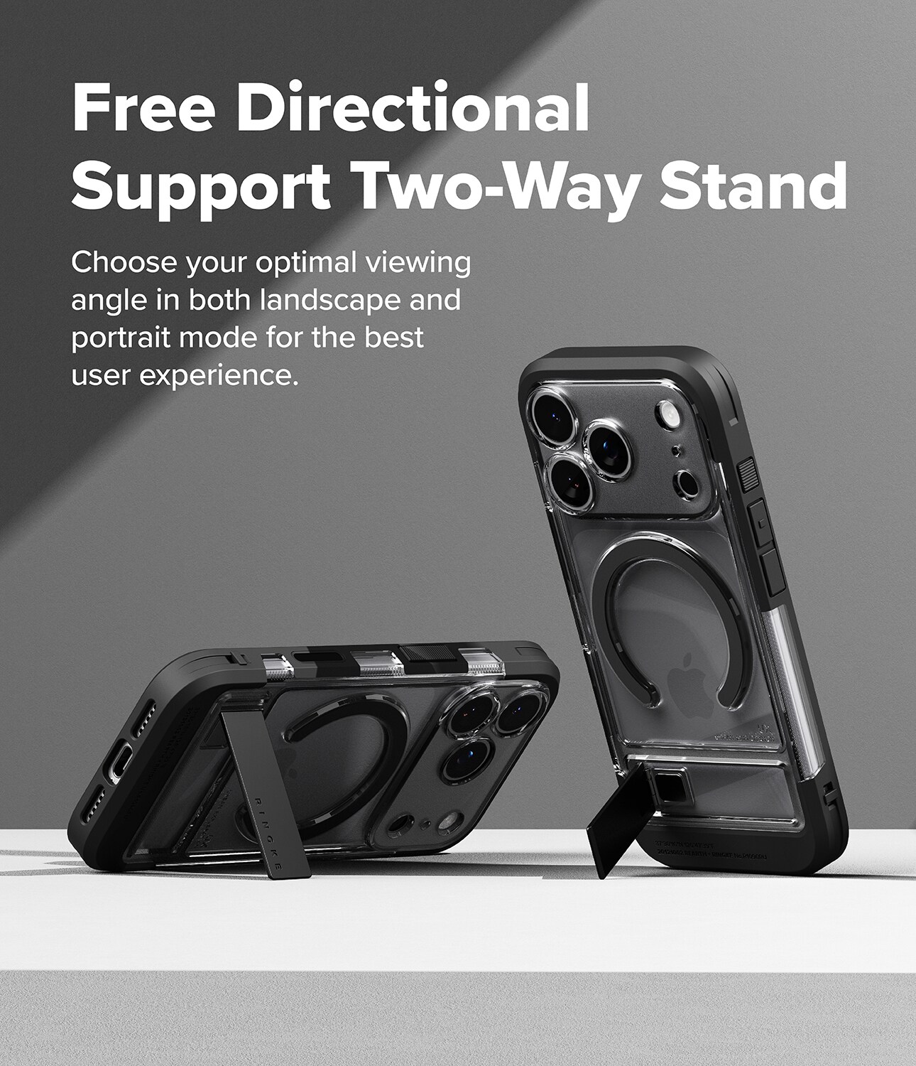 iPhone 17 Pro UX Magnetic Deksel, Smoke Black