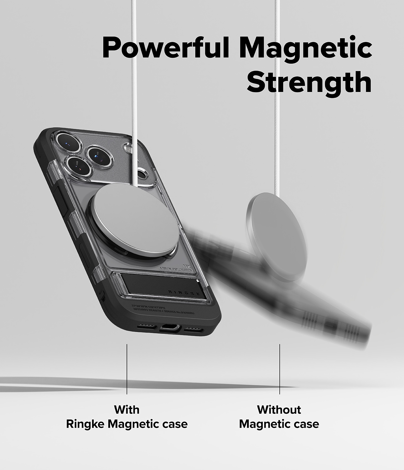 iPhone 17 Pro UX Magnetic Deksel, Smoke Black
