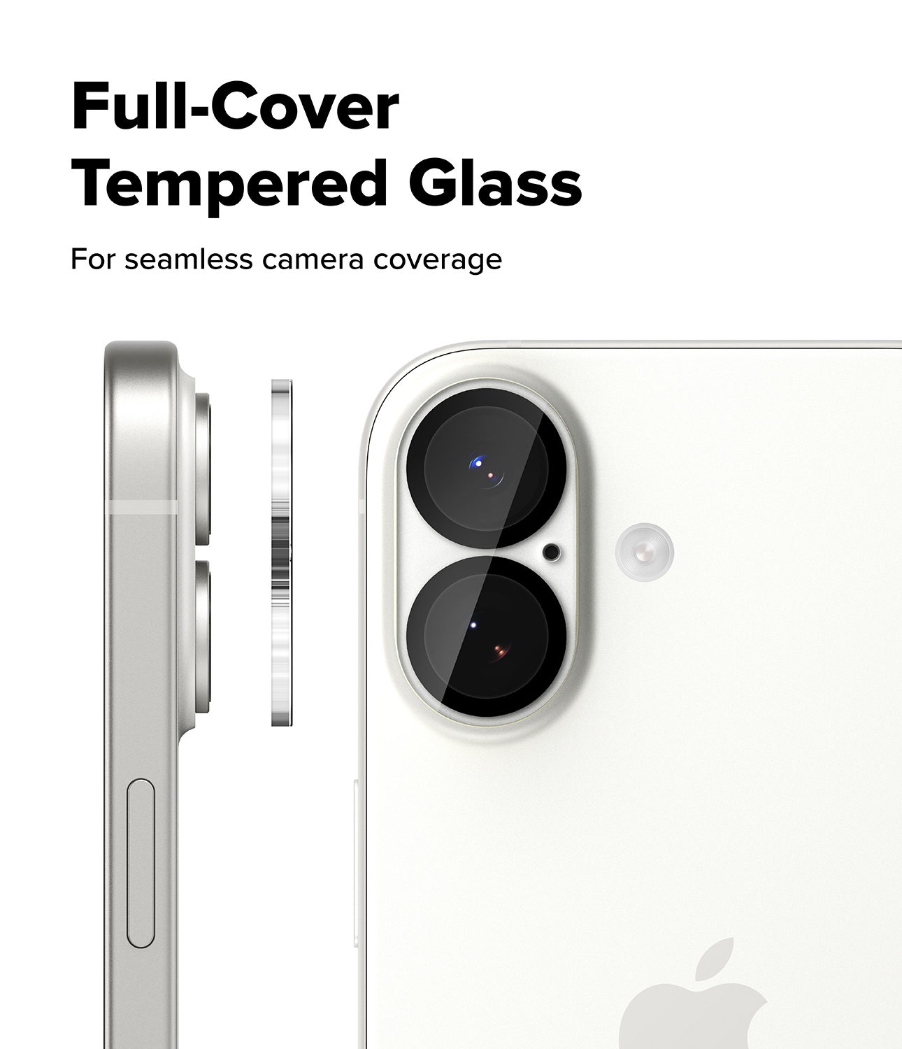 iPhone 17 Kameralinsebeskyttelse i glass (2-pack)