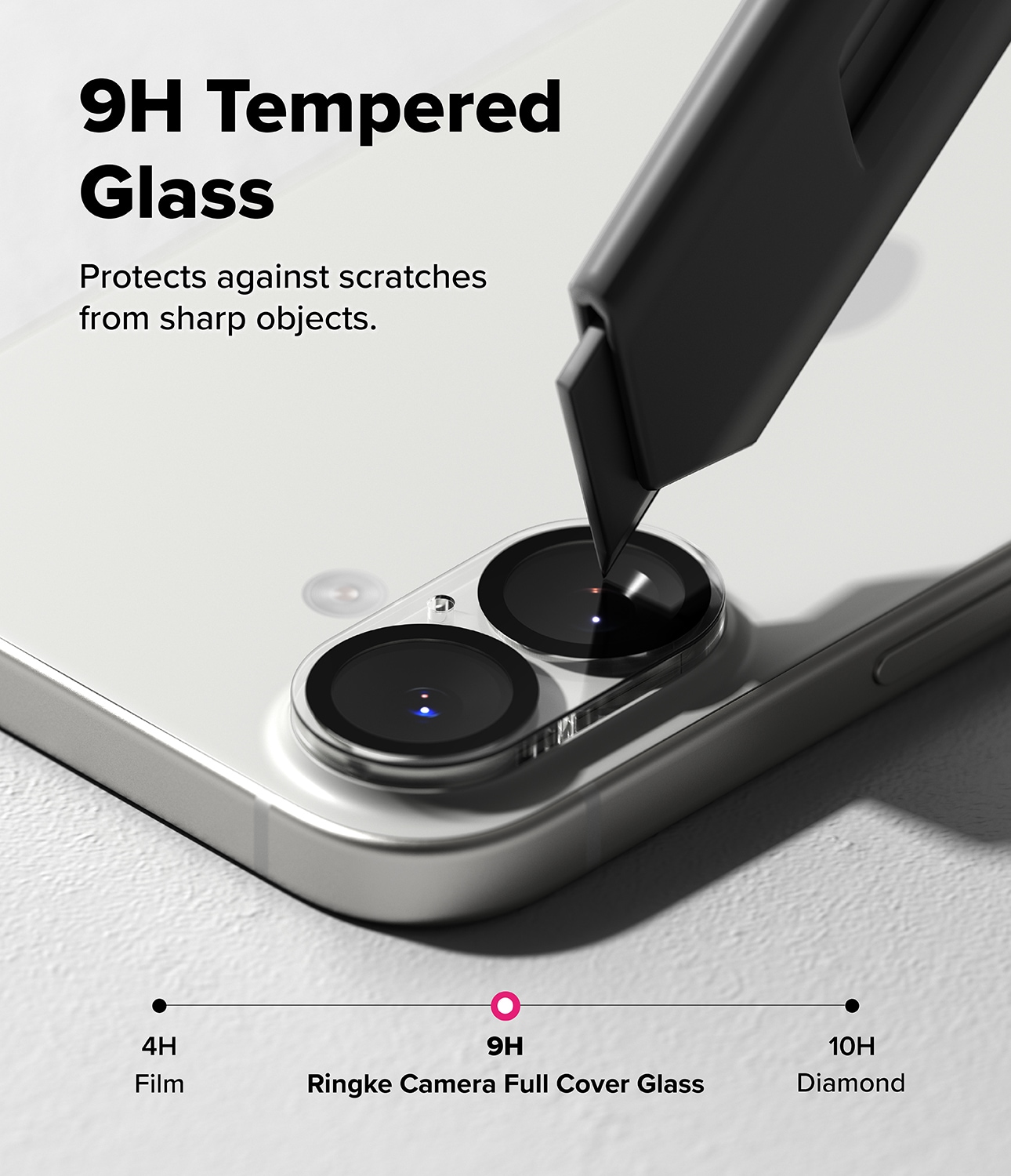 iPhone 17 Kameralinsebeskyttelse i glass (2-pack)
