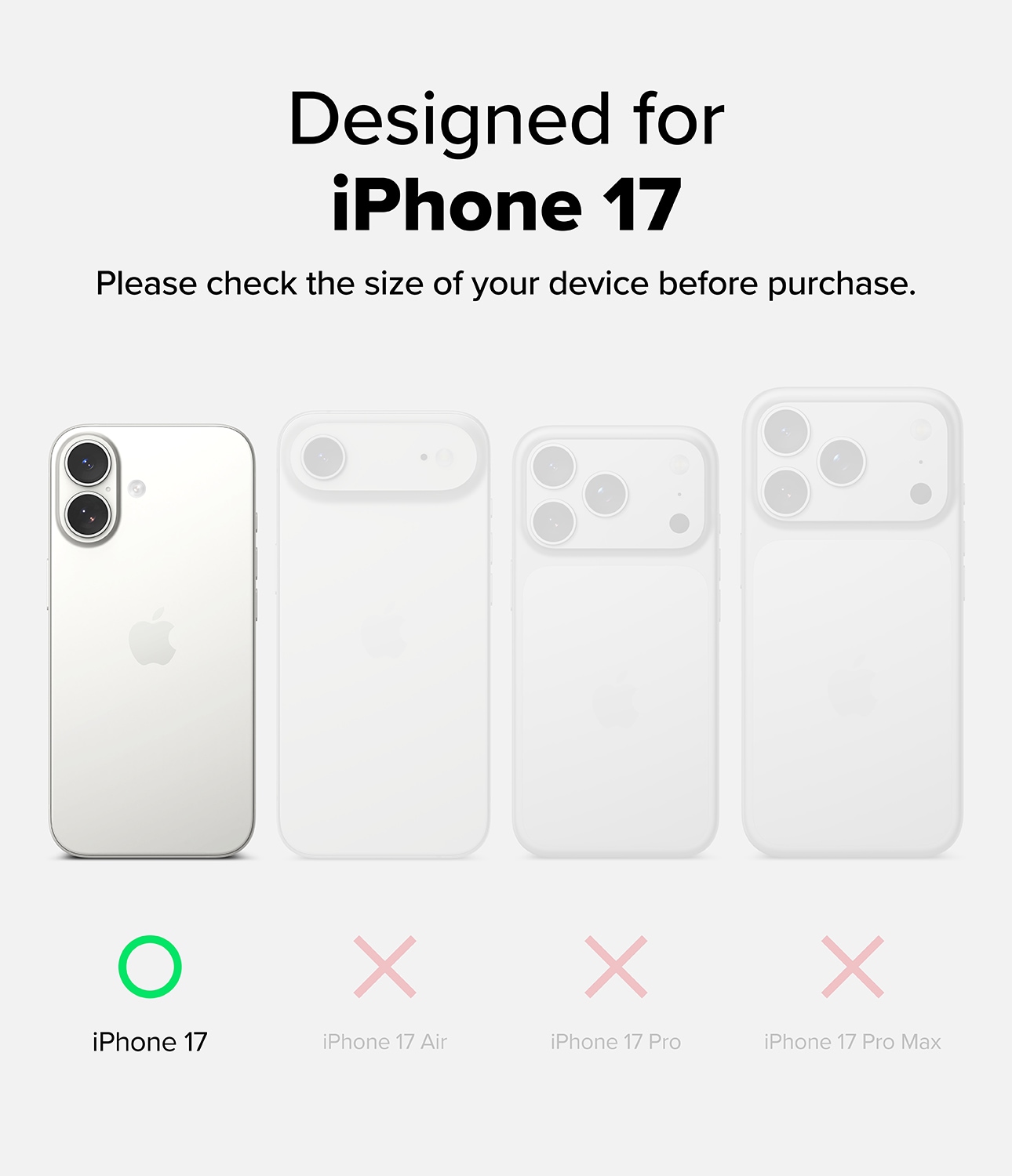 iPhone 17 Anti-spy Skjermbeskytter i glass med monteringsram (2-pack)
