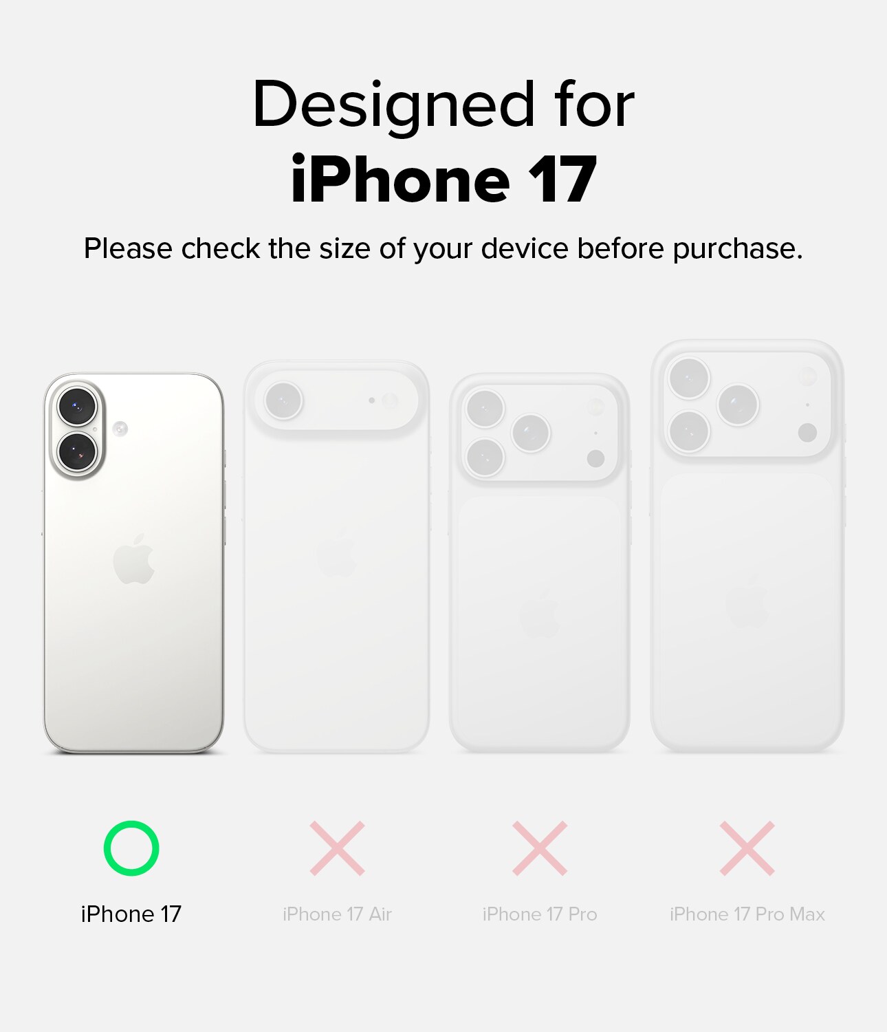 iPhone 17 Skjermbeskytter i glass med monteringsramme (2-pack)
