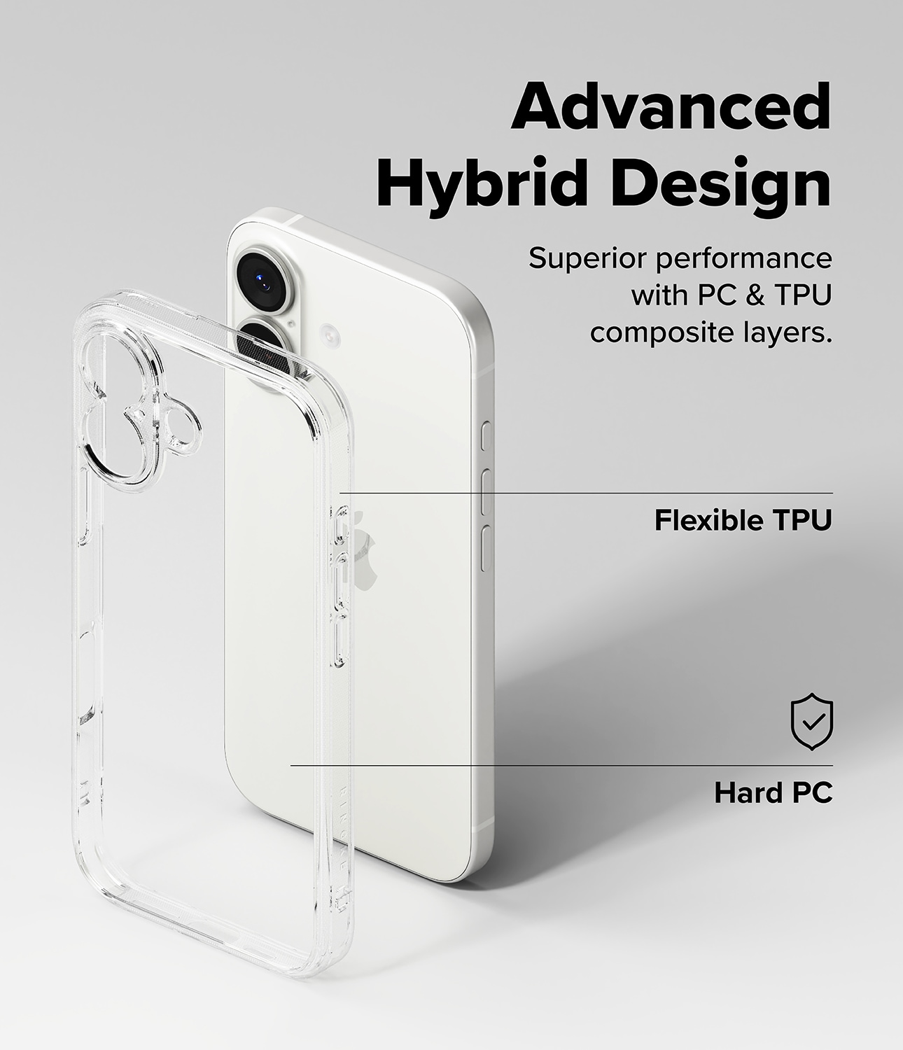 iPhone 17 Fusion deksel, Clear