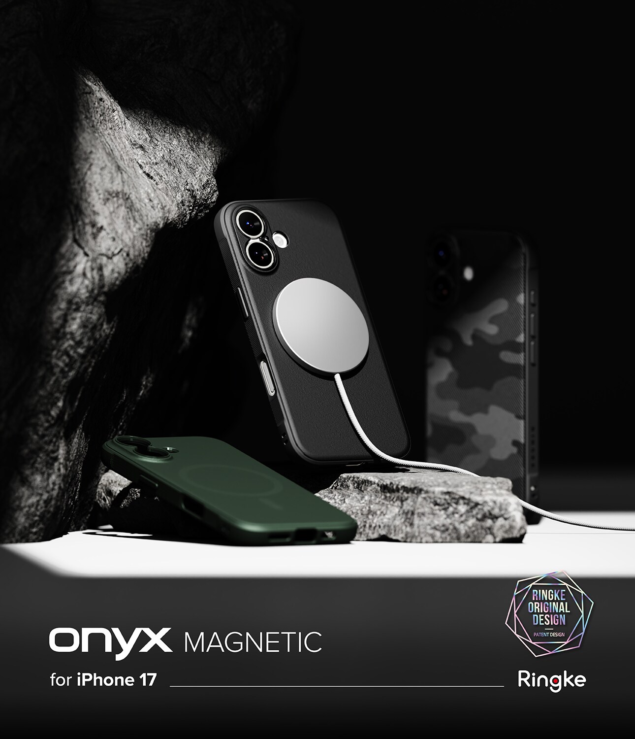 iPhone 17 Onyx MagSafe Deksel, Black