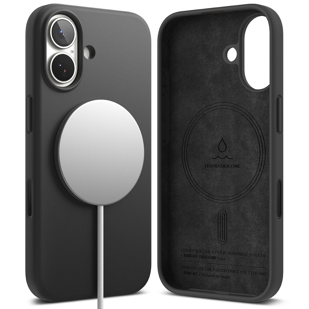 iPhone 17 MagSafe silikondeksel, Black