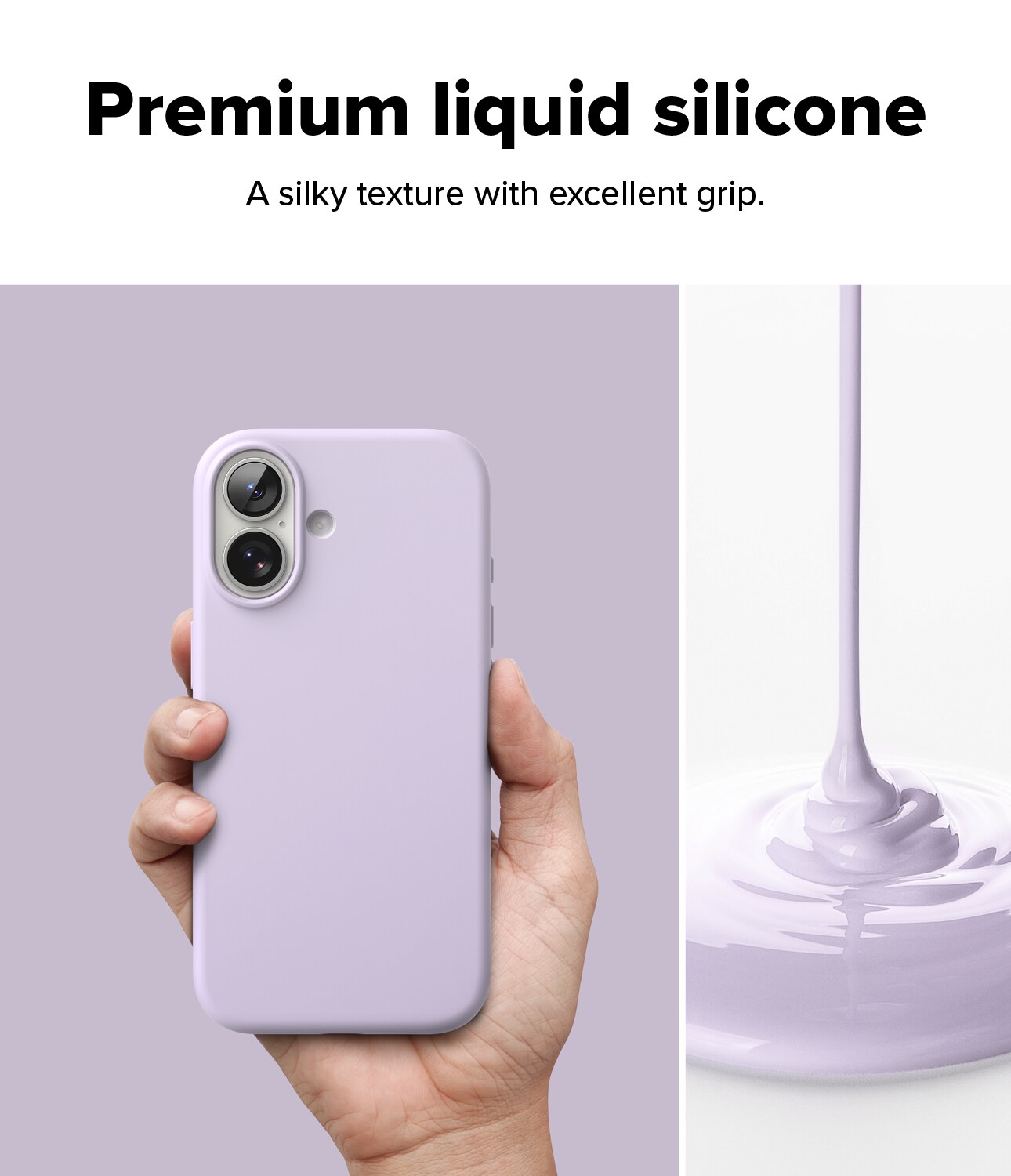 iPhone 17 MagSafe silikondeksel, Light Purple