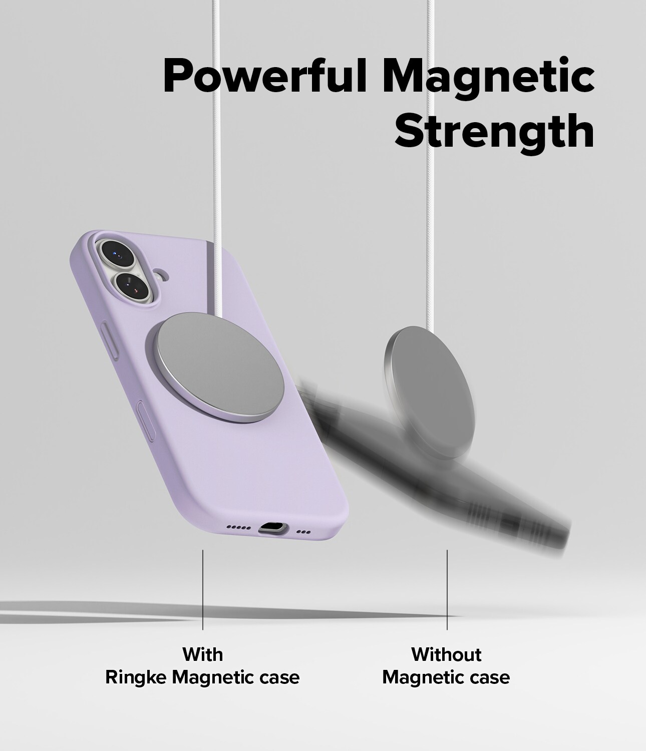 iPhone 17 MagSafe silikondeksel, Light Purple