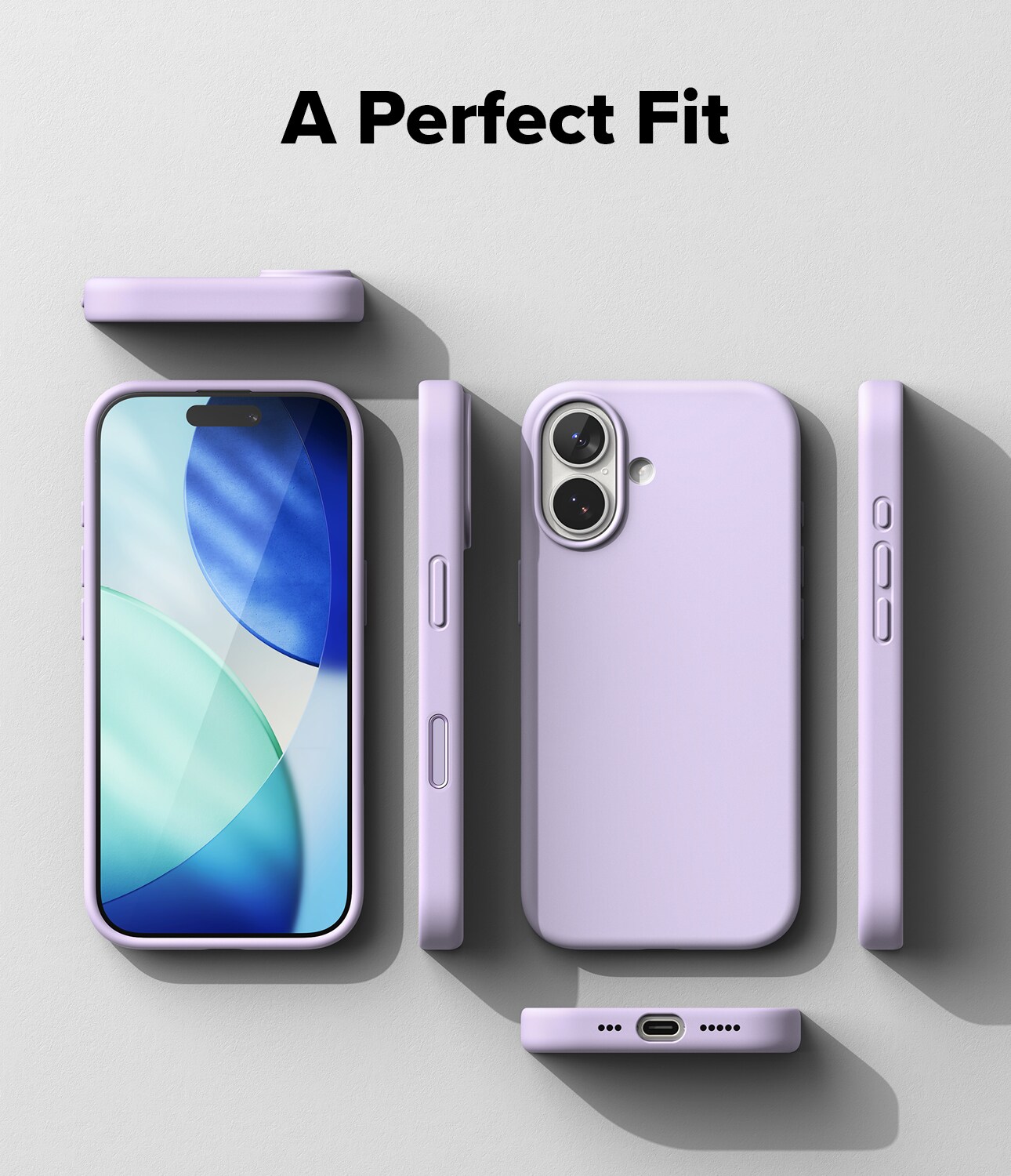 iPhone 17 MagSafe silikondeksel, Light Purple