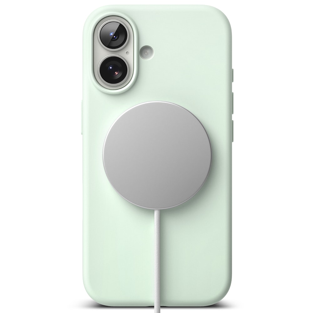 iPhone 17 MagSafe silikondeksel, Soft Mint