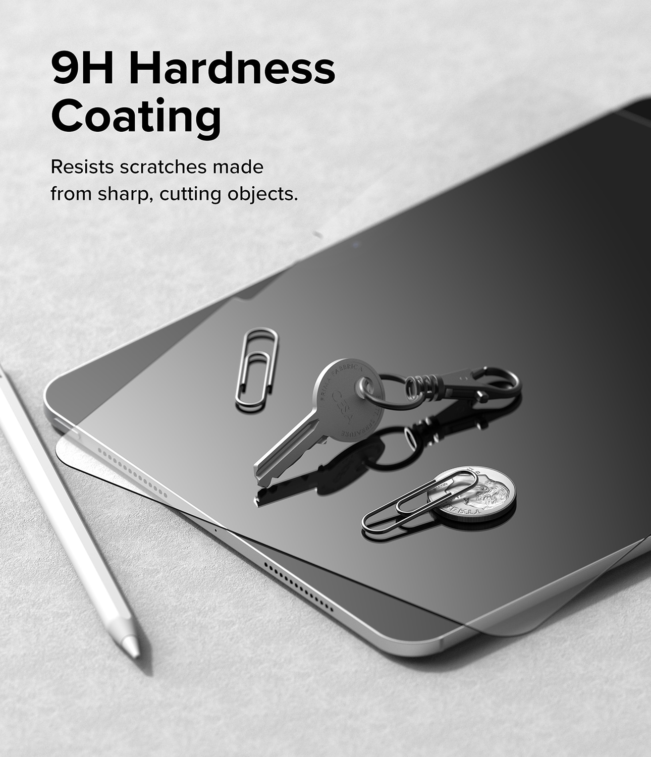 Apple iPad Pro 13 7th Gen (2024) Skjermbeskytter i glass med monteringsramme