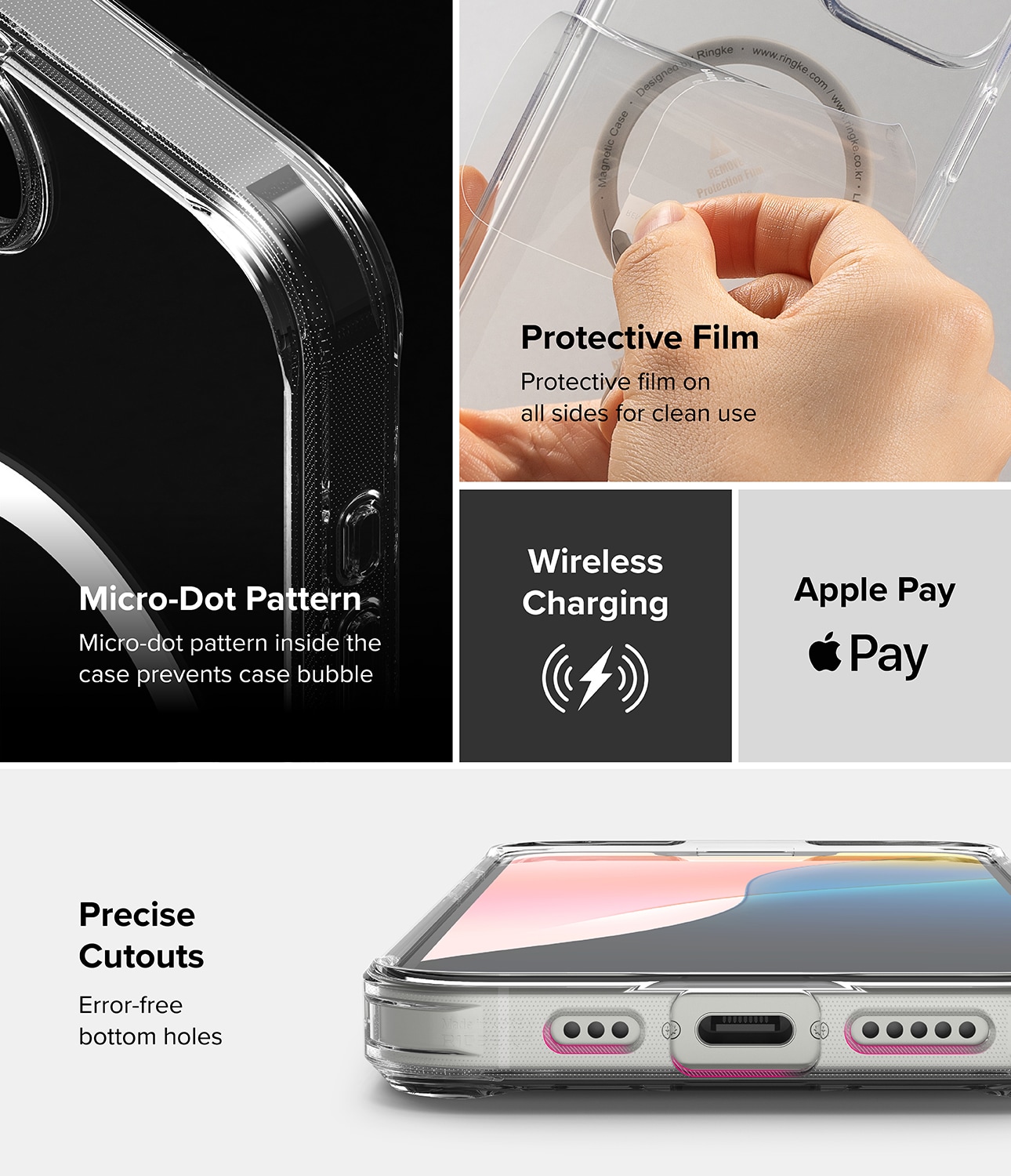 iPhone 16e Fusion MagSafe Deksel, Gjennomsiktig