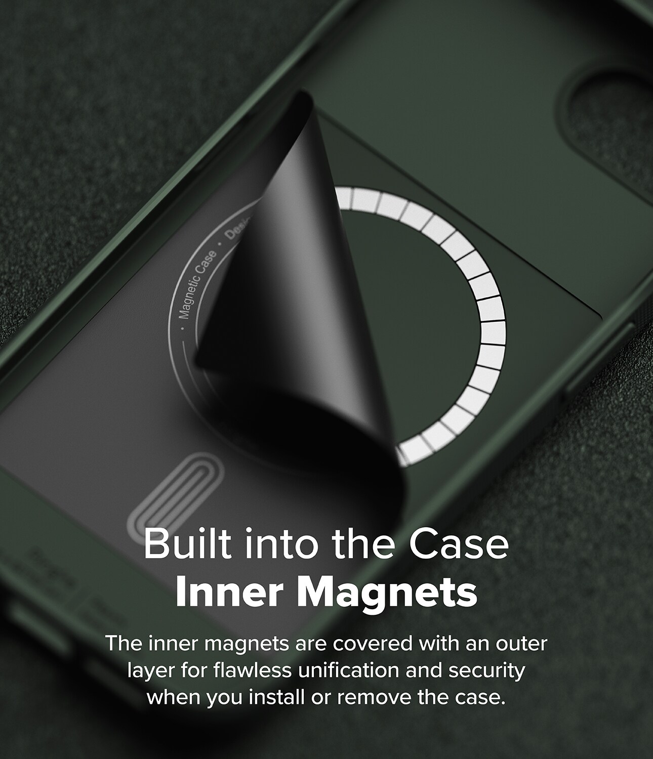 iPhone 16e Onyx MagSafe Deksel, Dark Green