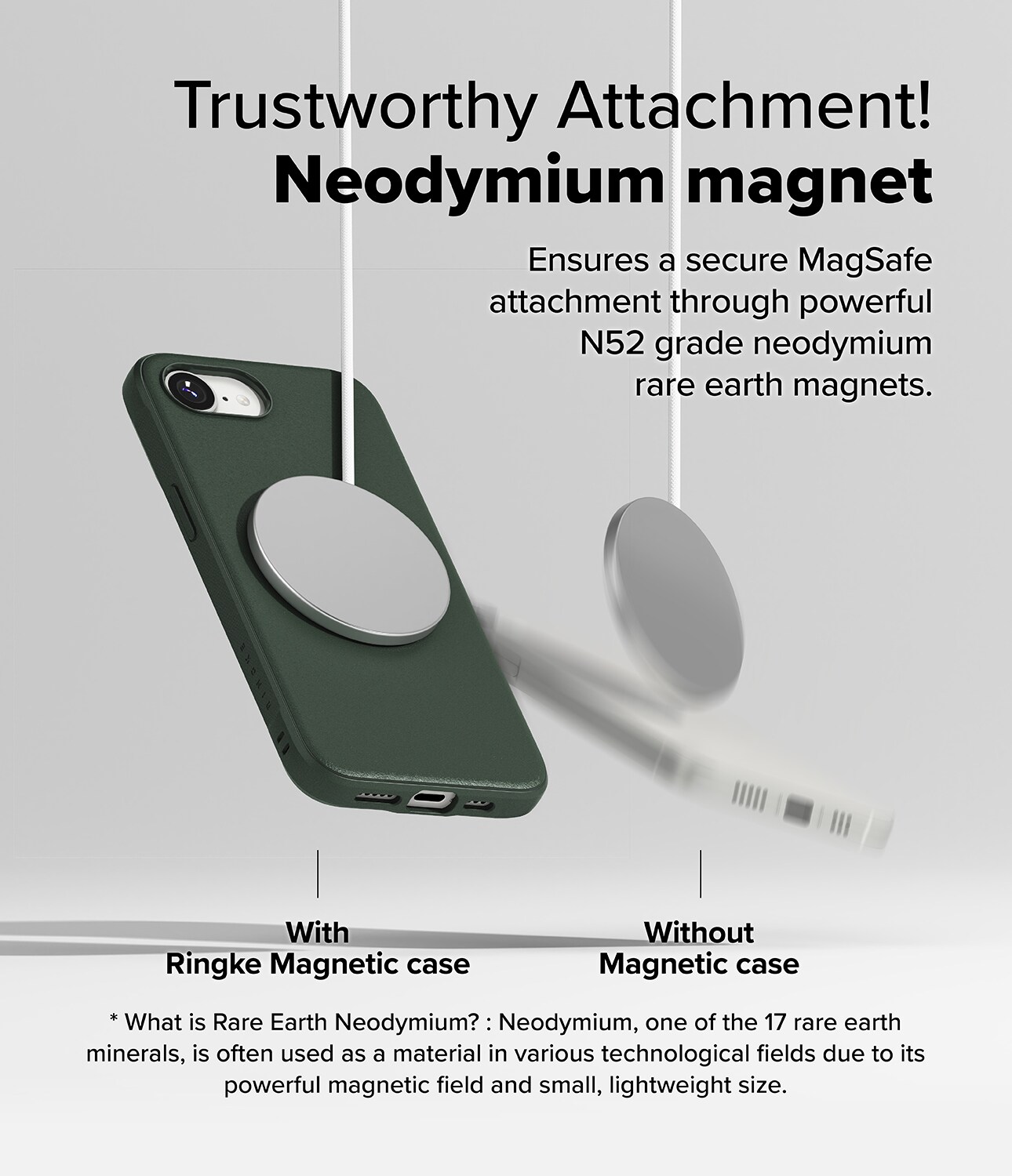 iPhone 16e Onyx MagSafe Deksel, Dark Green